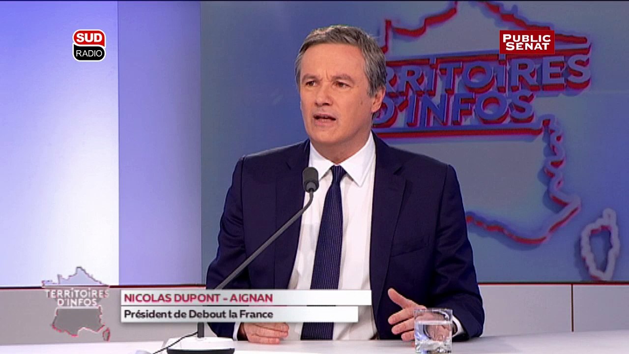 RSA aux moins de 25 ans : « Je veux qu’on donne du travail aux jeunes pas qu’on leur fasse la charité », s’insurge Dupont-Aignan