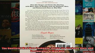 FREE PDF  The Unofficial Mad Men Cookbook Inside the Kitchens Bars and Restaurants of Mad Men  DOWNLOAD ONLINE
