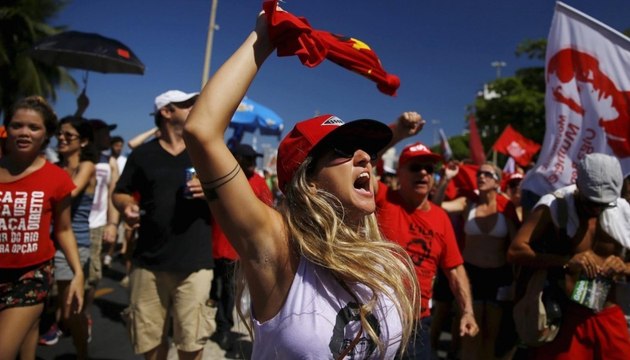 Tensions are high in Brazil ahead of president’s impeachment vote