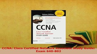 PDF  CCNA Cisco Certified Network Associate Study Guide Exam 640802 Download Full Ebook