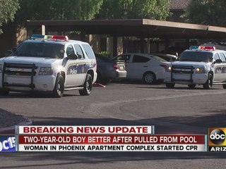 2-year-old better after near-drowning in Phoenix