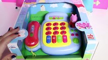 Peppa Pig Musical Phone Toy Piano Teléfono de Peppa Pig Juguetes Peppa Pig Toys Videos Part 1