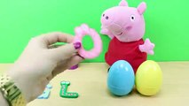 Vídeo educativo para aprender vocales y consonantes   Huevo sorpresa Peppa Pig