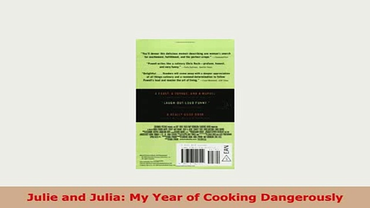 Download  Julie and Julia My Year of Cooking Dangerously Read Full Ebook