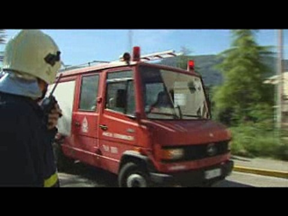 Φωτιά στον 1ο όροφο του νοσοκομείου της Λιβαδειάς. Άσκηση ετοιμότητας από την Π.Υ. Λιβαδειάς