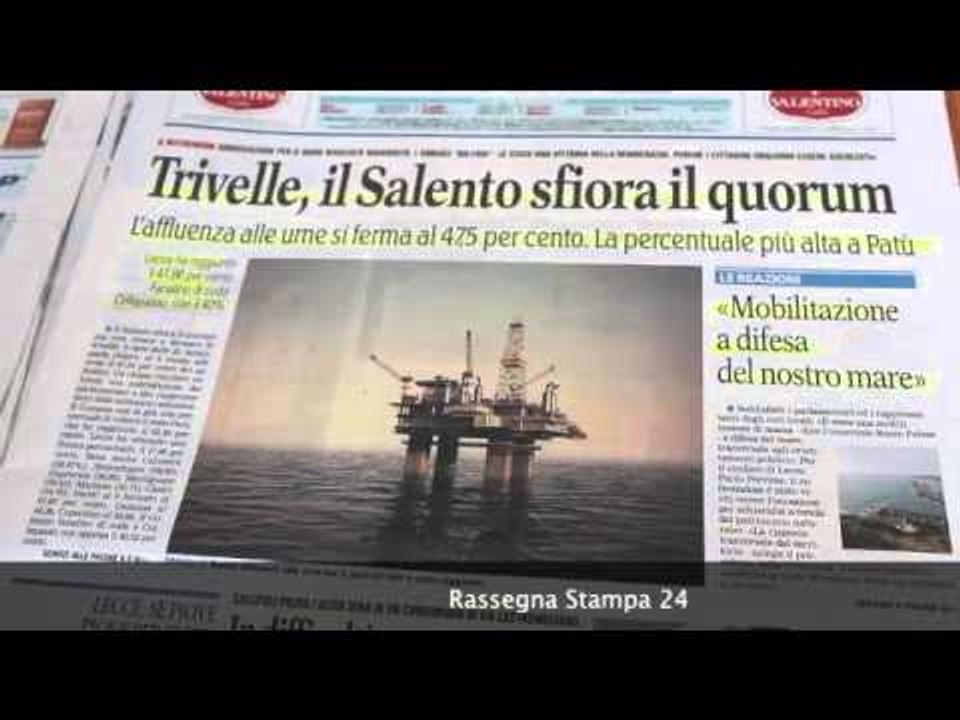 Rassegna Stampa 18 Aprile 2016 - leccenews24 -