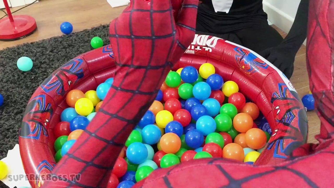 Spiderman vs Venom vs Iron Man Patriot! Funny Superheroes Movies in Real Life