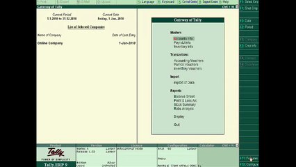 Tally.ERP 9 - Part 38 - How to Enter Different Level of Inventory in Same Category
