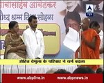 Dalit research scholar Rohith Vemulas mother and brother embrace Buddhism