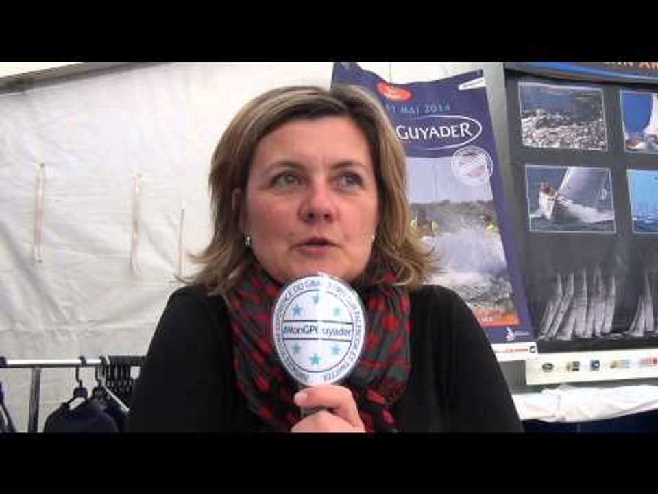 Un jour, un bénévole - Anne-Lise de l'accueil bénévoles - Grand Prix Guyader 2014