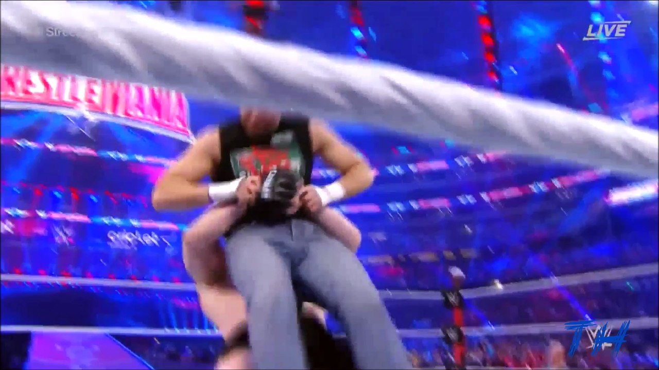 Dean Ambrose vs Brock Lesnar Highlights HD Wrestlemania 32