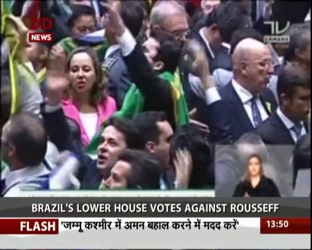 Brazilian President Dilma Rousseff loses impeachment vote