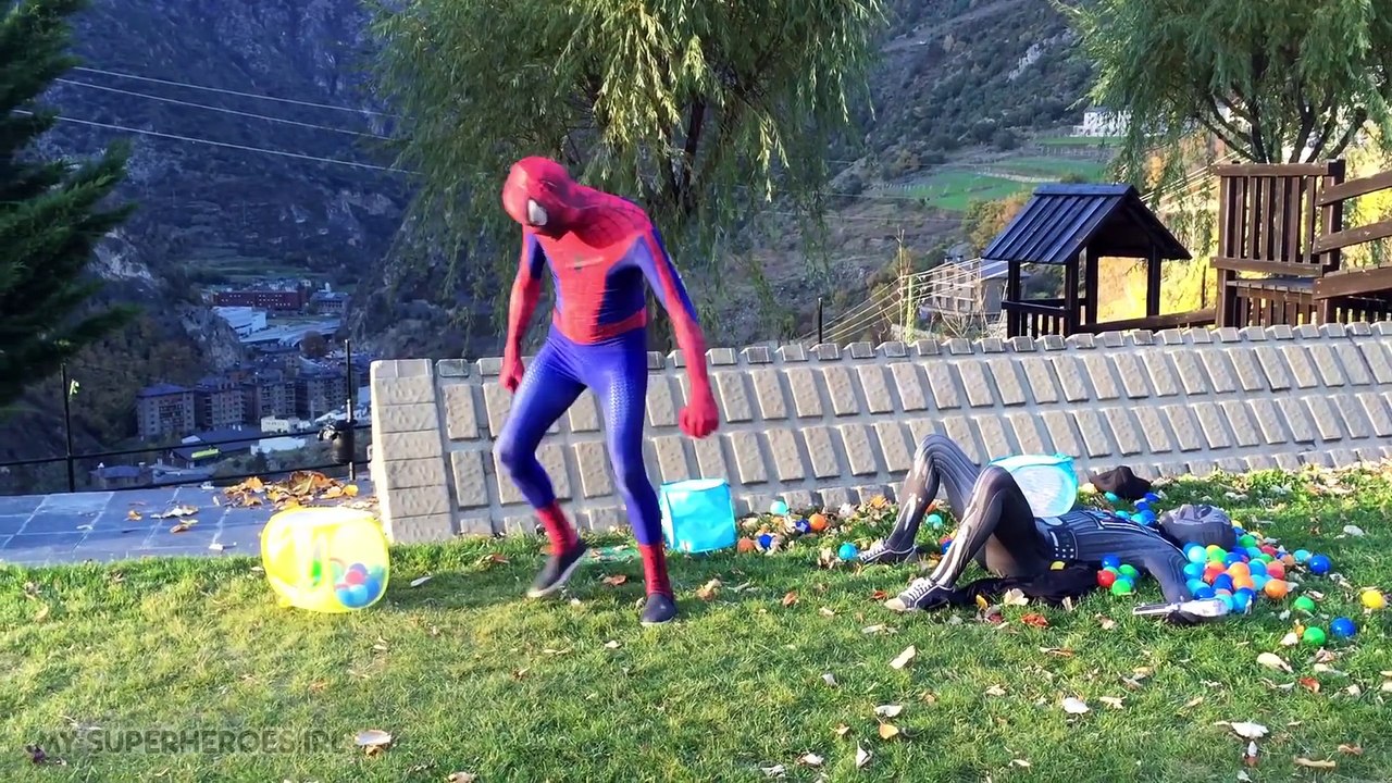 Spiderman vs Darth Vader Star Wars Superheroes Epic Battle Movie In Real Life