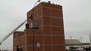 PBRTC Reppelling Demonstration off Five-Story Tower
