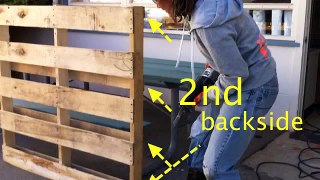 How to disassemble a pallet