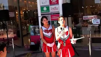 全日本女子チア部ご挨拶@バレンタインイベント