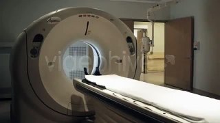MRI Machine Dolly Right (Stock Footage)