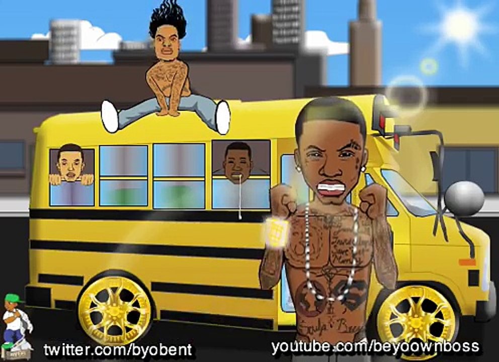 Shawt Bus Shawty Funny Rap Parody Cartoon Music Video @MikeRobBYOB