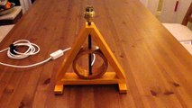 Homemade Harry Potter Deathly Hallows  Lamp