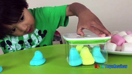 Marshmallow in a vacuum Easy Science experiment for kids Chubby Bunny Challenge Disney Cars Toys