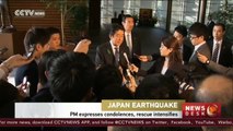 Japanese PM expresses condolences after earthquake