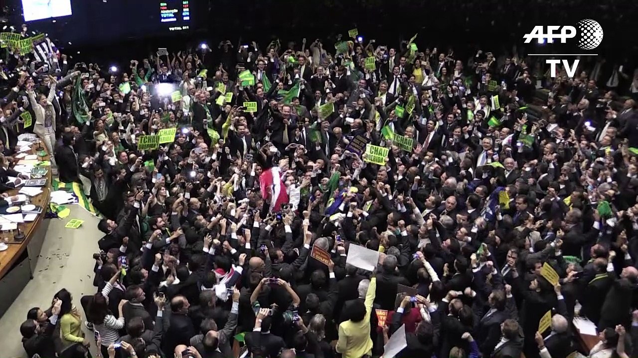 Rousseff-gegner feiern amtsenthebungs-votum