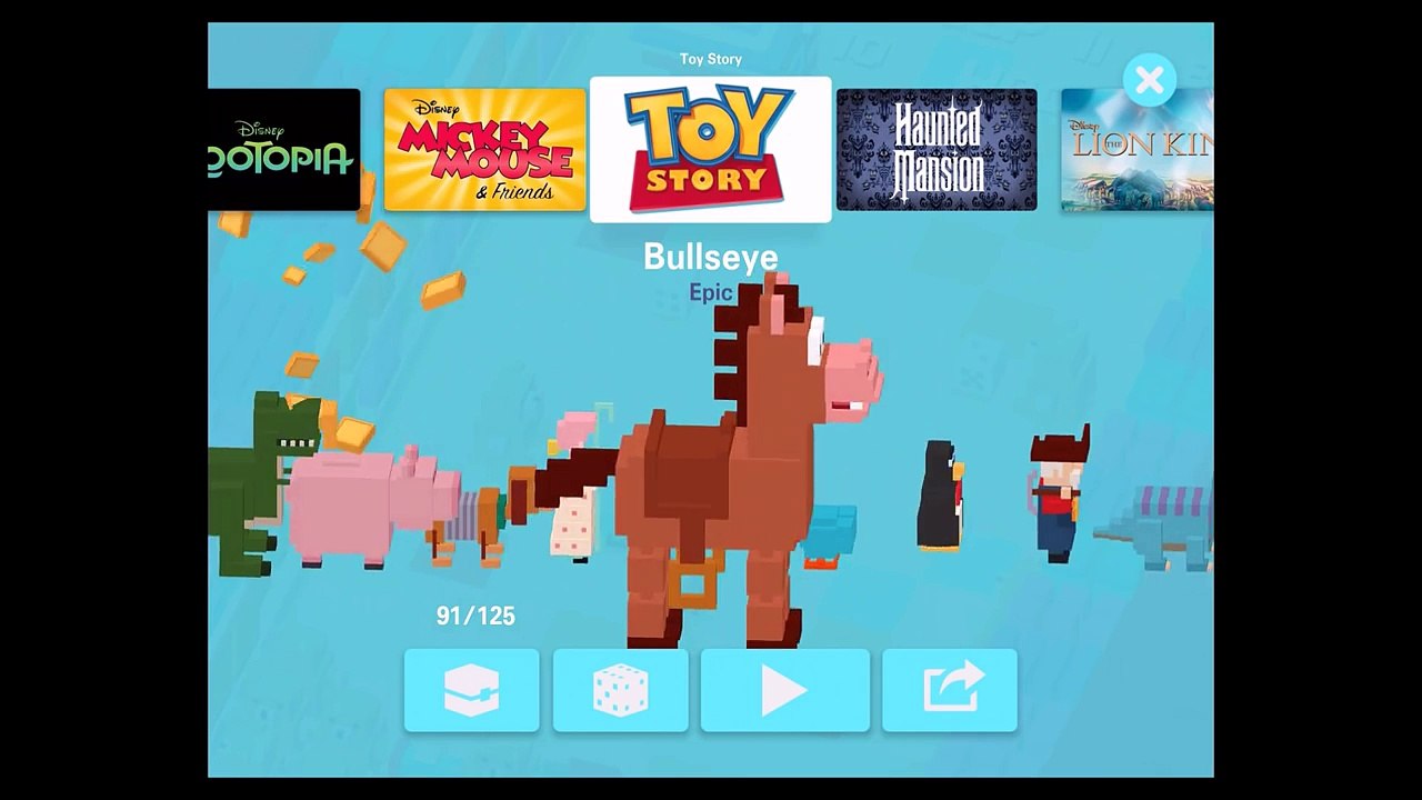 ★ DISNEY CROSSY ROAD Secret Characters | THE PROSPECTOR Unlock (TOY STORY)(iOS, Android Gameplay)