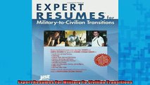 READ book  Expert Resumes For Military To Civilian Transitions  FREE BOOOK ONLINE