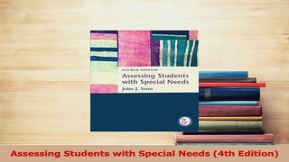 Read  Assessing Students with Special Needs 4th Edition Ebook Free