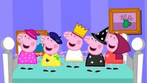 Five Little Peppa Pig Fun Costumes Jumping on the Bed 4 \ Nursery Rhymes Lyrics