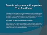 Best Auto Insurance Companies That Are Cheap