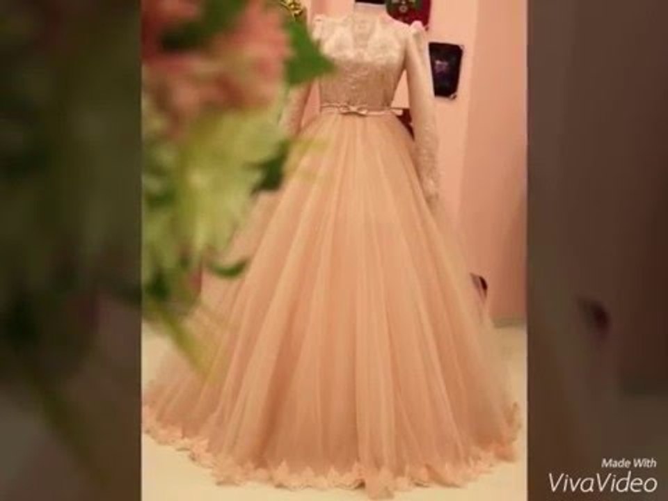 2016 Sezon Nişanlık Pudra Pembe Prenses Model