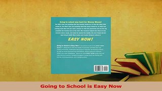 Read  Going to School is Easy Now PDF Free