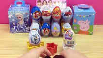 Huevos Kinder Sorpresa en español Frozen Peppa Pig Dora la Exploradora   Kinder Surprise eggs