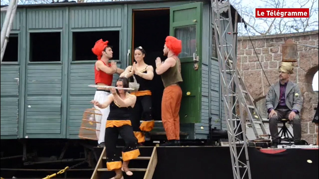 Cirque. Le Wagon vagabond a fait étape à Saint-Brieuc