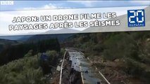 Un drone filme les conséquences des récents séismes au Japon