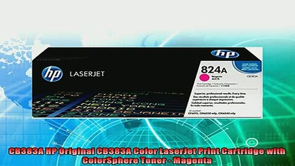 buy now  CB383A HP Original CB383A Color LaserJet Print Cartridge with ColorSphere Toner  Magenta