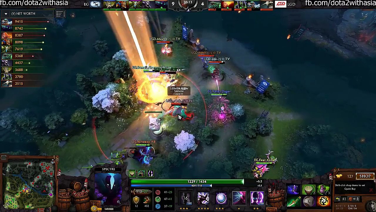 Dota 2 - EG vs LGD - StarLadder i-League 13 Highlight Dota2 Game 1 (dotawithasia)