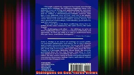 Read  Dialogues on God Three Views  Full EBook