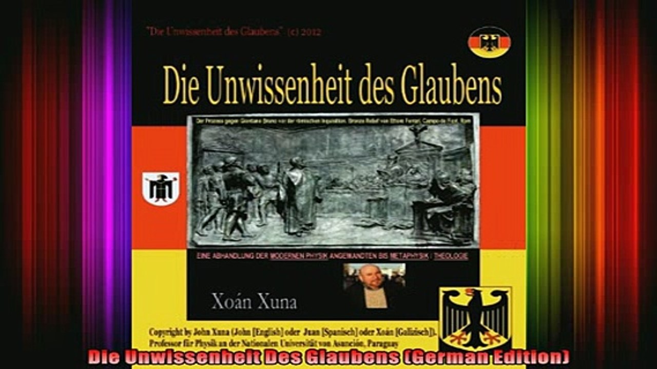 Read  Die Unwissenheit Des Glaubens German Edition  Full EBook
