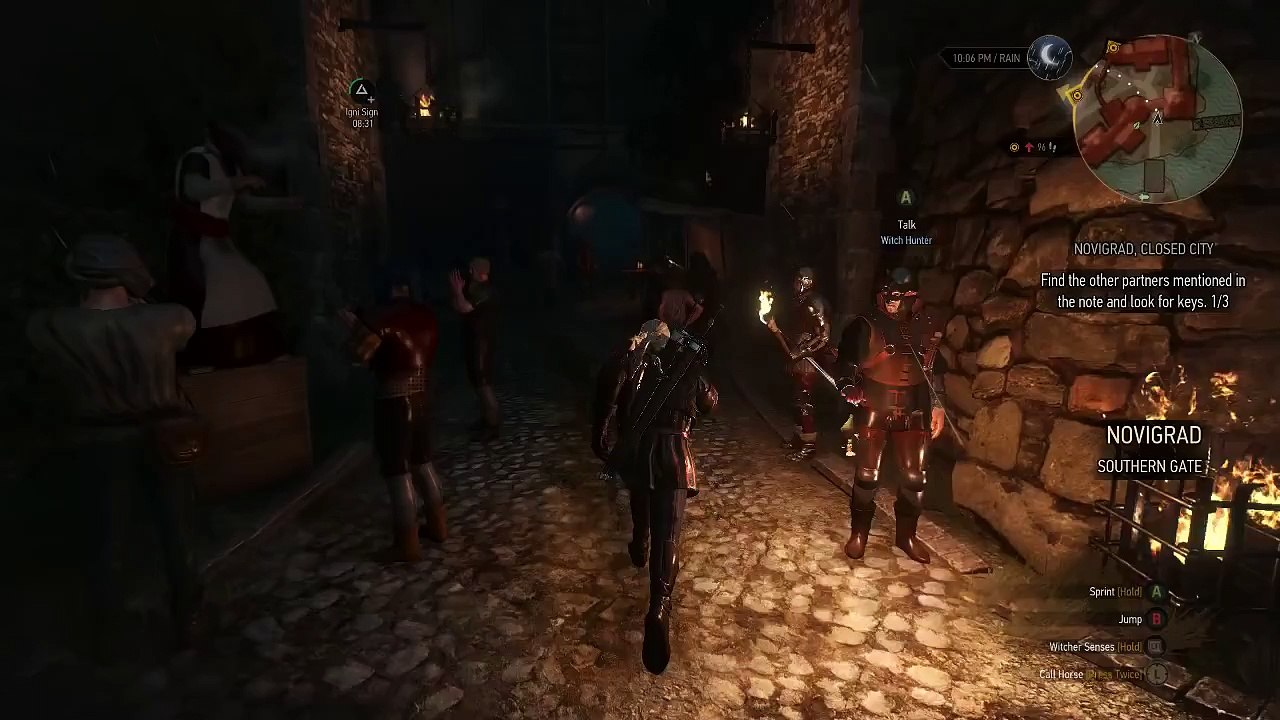 Witcher 3 Novigrad, Closed City (Part 2)