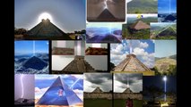 Mysterious rays of light began radiating from the pyramids around the world