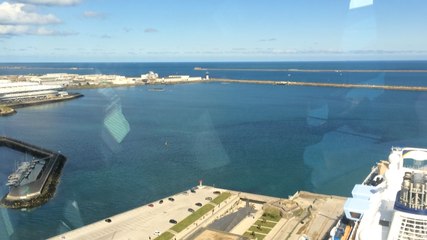 Cherbourg vu de l'Ovation of the Seas