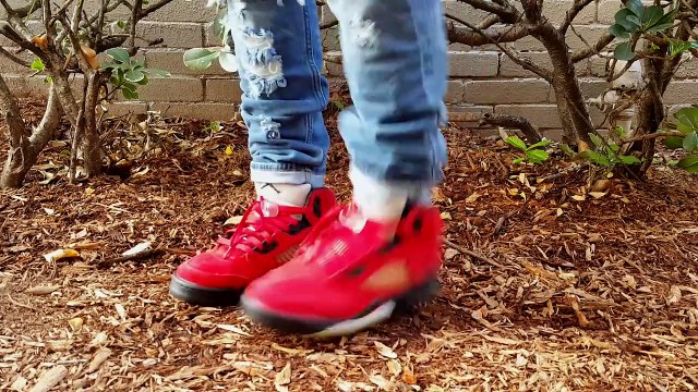 Raging bull 5s! (On feet)