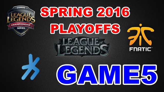 (LOL)H2K vs FNC Highlight(EU LCS 2016 Spring Playoffs) Game5