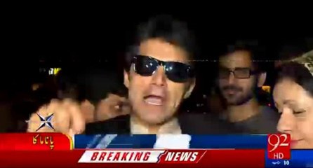 PTI's Rally in Lalik Chowk Lahore with Imran Khan's Dummy