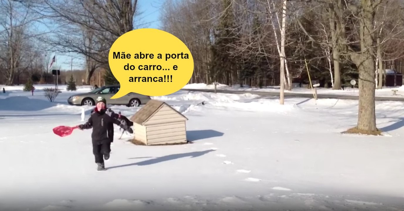 Perus selvagens perseguem criança que luta pela sobrevivência em fuga hilariante