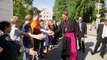 Bischof Stefan besucht die Maria-Ward-Realschule in Neuhaus am Inn