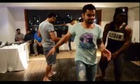 CHRIS GAYLE Dancing with VIRAT KOHLI on MAUKA MAUKA after WT20 Final West Indies vs England 2016 - YouTube