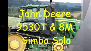 John Deere 9530T & Simba Solo.Drilling rape 2012